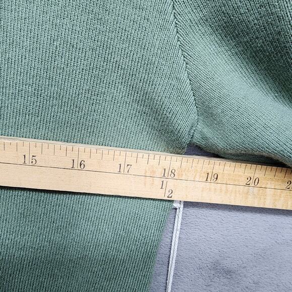 NWT Joie Cardigan Sweater Women Large Green Button Front Career Preppy Retro - Picture 10 of 11